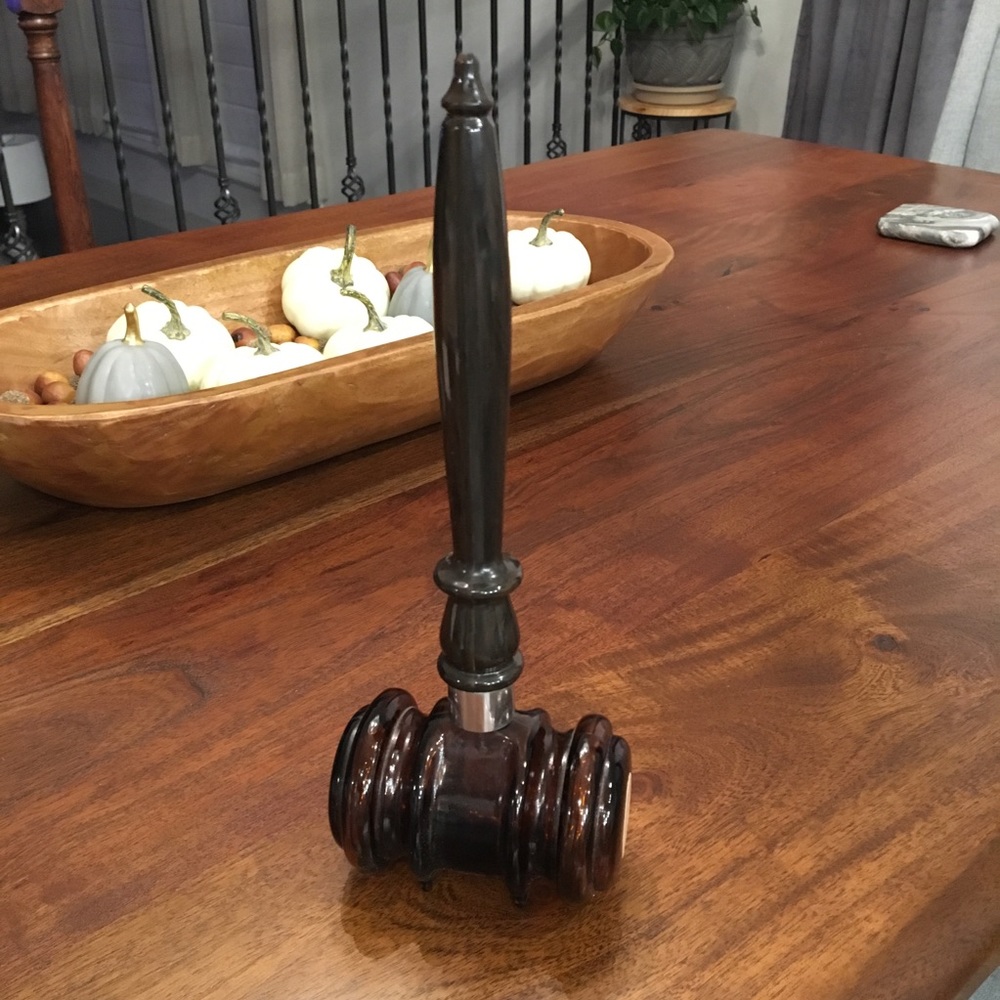 Vintage 1967 AVON "GAVEL" Bottle, SPICY AfterShave